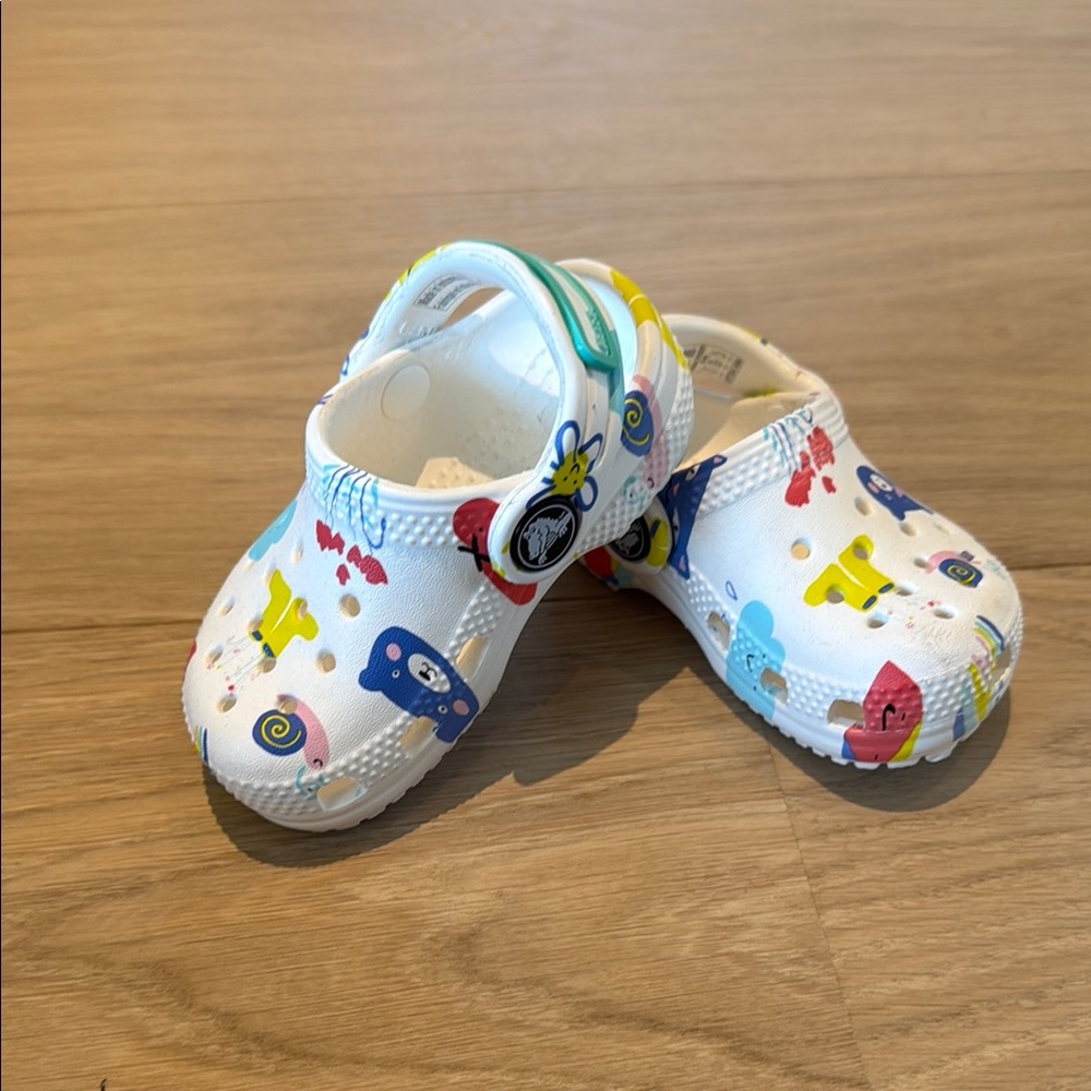 Kids Colorful Patterned Crocs